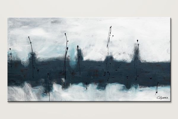 Blue Harbour Oversized Abstract Wall Art Id80