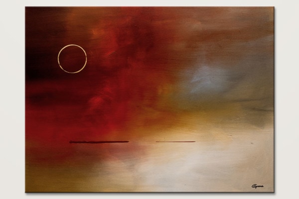 Eclipse Modern Abstract Art Painting Id80