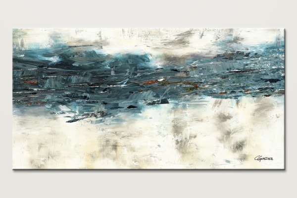 High Tide Large Abstract Art Painting Id80