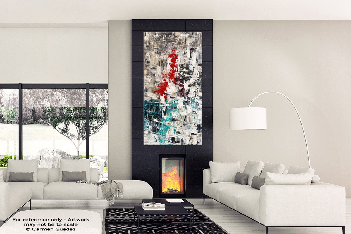 Le Paris Black Abstract Art Wall Painting Id12