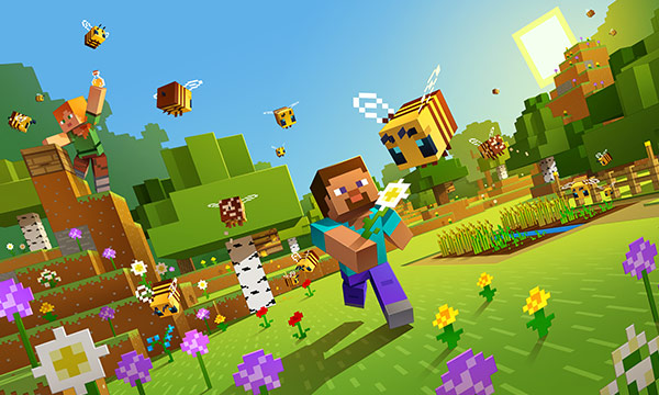 Minecraft Video Game - Mediablock Buzzybees