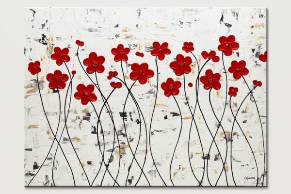 Mis Amores Modern Flower Art Painting Id80