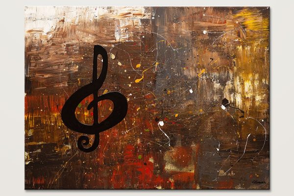 Music For The Soul Abstract Art Painting Id80