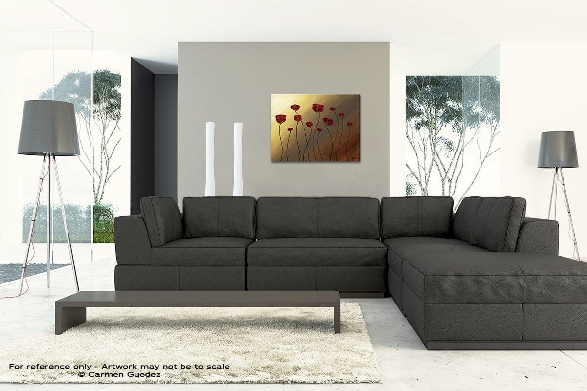 Passion Pour Les Fleurs Original Modern Canvas Abstract Art Id66