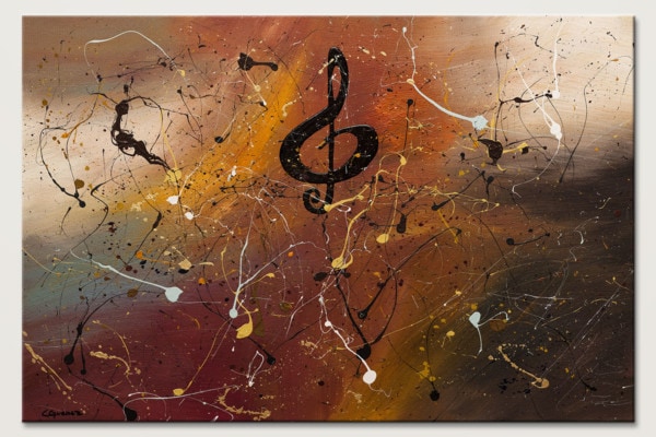 Presto Music Abstract Painting Id80