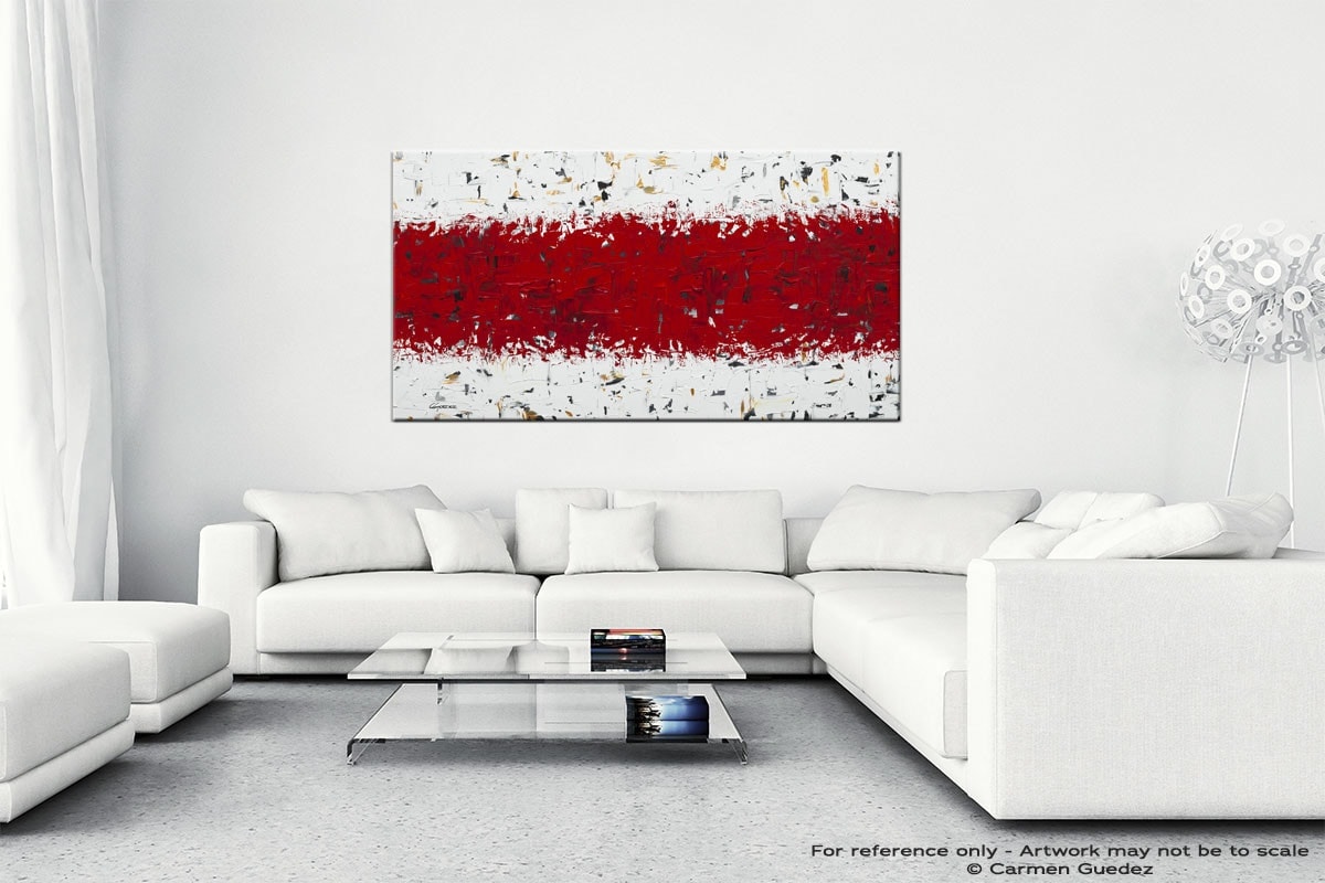 Red Hot Chilli Peppers Abstract Wall Art Painting On Canvas Id1