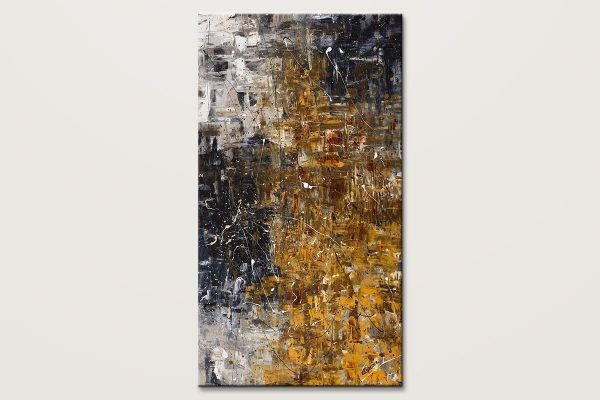 The Golden River Large Modern Abstract Art Id80